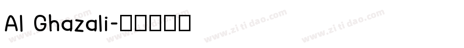 Al Ghazali字体转换